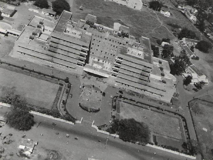 एमवाय हॉस्पिटल का एरियल शूट- फोटोग्राफी क्रेडिट कैप्टन ओमदत्त शर्मा