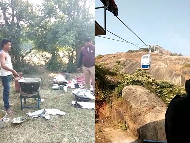 इलाके में पिकनिक मनाने और रोपवे का लुत्फ उठाने आ रहे हैं लोग।