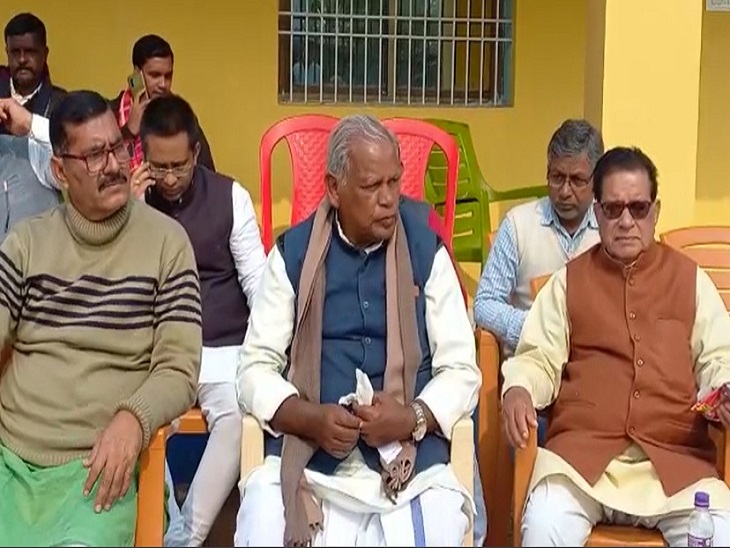 बोध गया में अपने फार्म हाउस पहुंचे HAM प्रमुख जीतन राम मांझी ने आज प्रेस कॉन्फ्रेंस की।