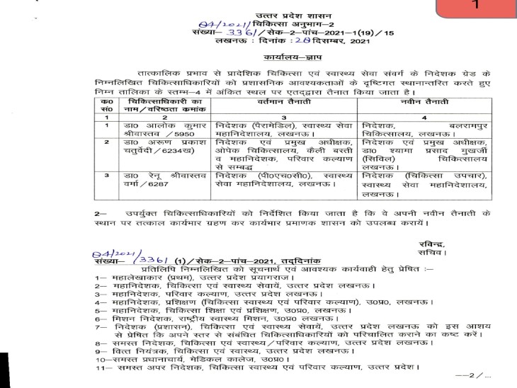 Government released list