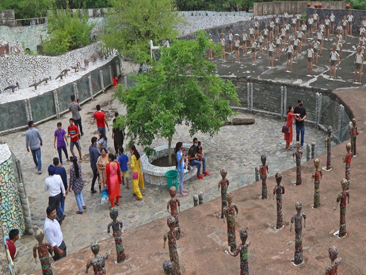 चंडीगढ़ का रॉक गार्डन। फाइल फोटो