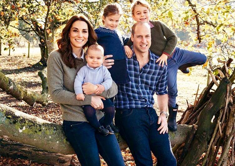 Princess Catherine having fun with her three children and husband William.