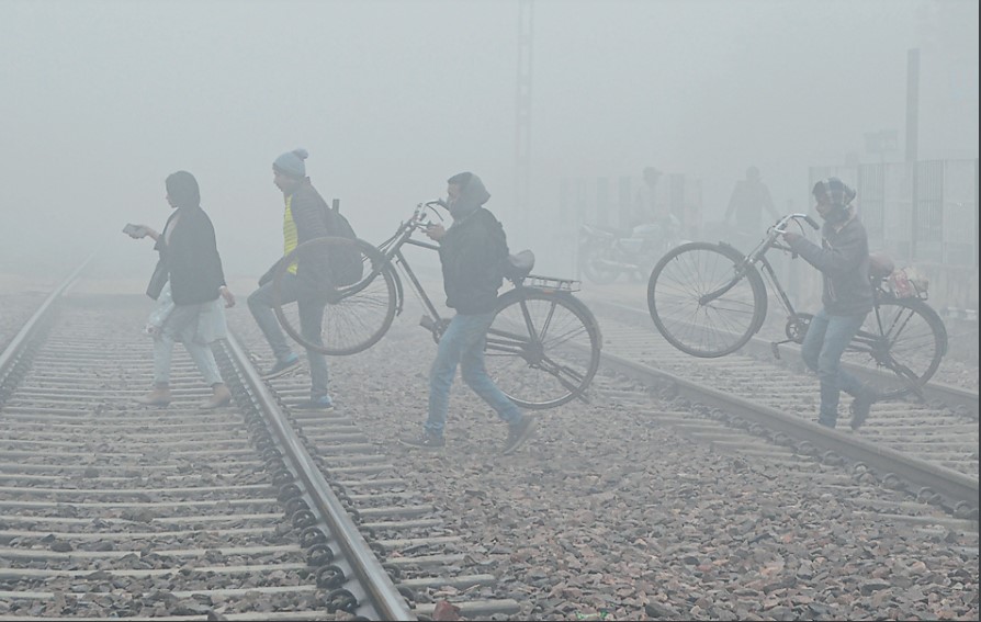तस्वीर हरियाणा के गुड़गांव की है।