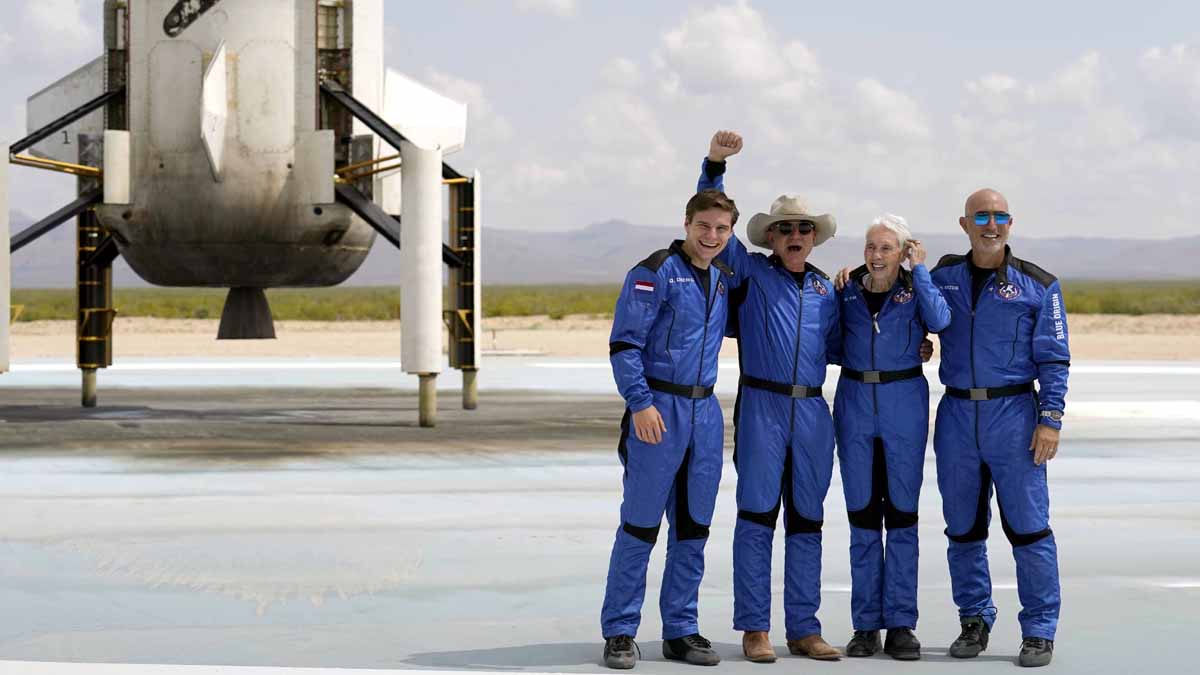 Jeff Bezos did space travel last year. He went outside the earth for 10 minutes while sitting in the passenger flight of his company Blue Origin.