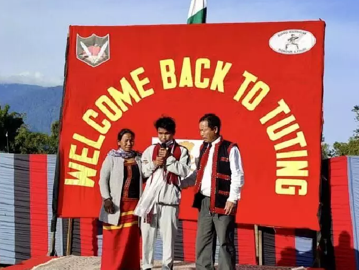 The Chinese army handed over 17-year-old Miram to India on January 27. - Dainik Bhaskar