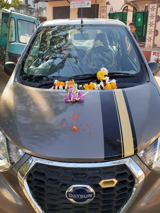 कार जो सीज कर ली गई।