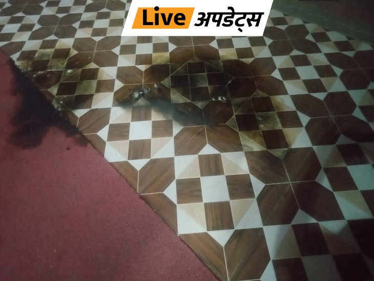 BJP कार्यालय पर बम फेंका गया है।