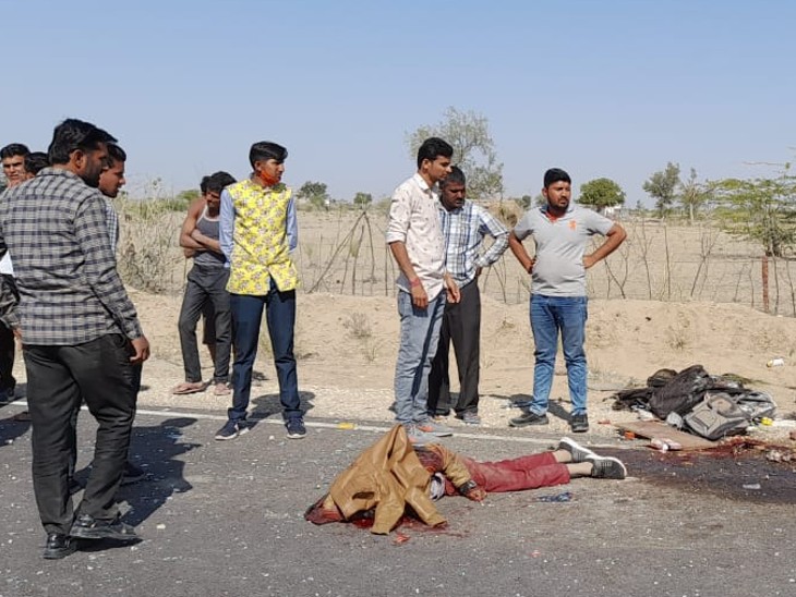 हादसे में बच्चों के सिर कुचलने से फिलहाल पहचान नहीं पाई। परिजन अस्पताल पहुंचे है।