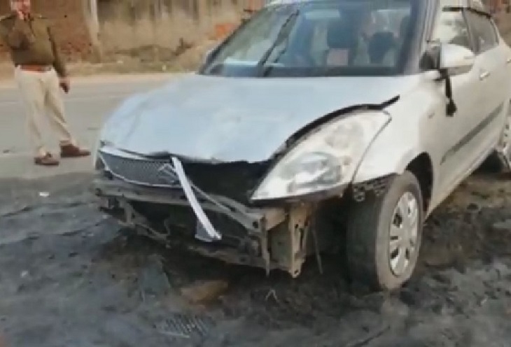 इसी कार ने बच्चों को कुचला