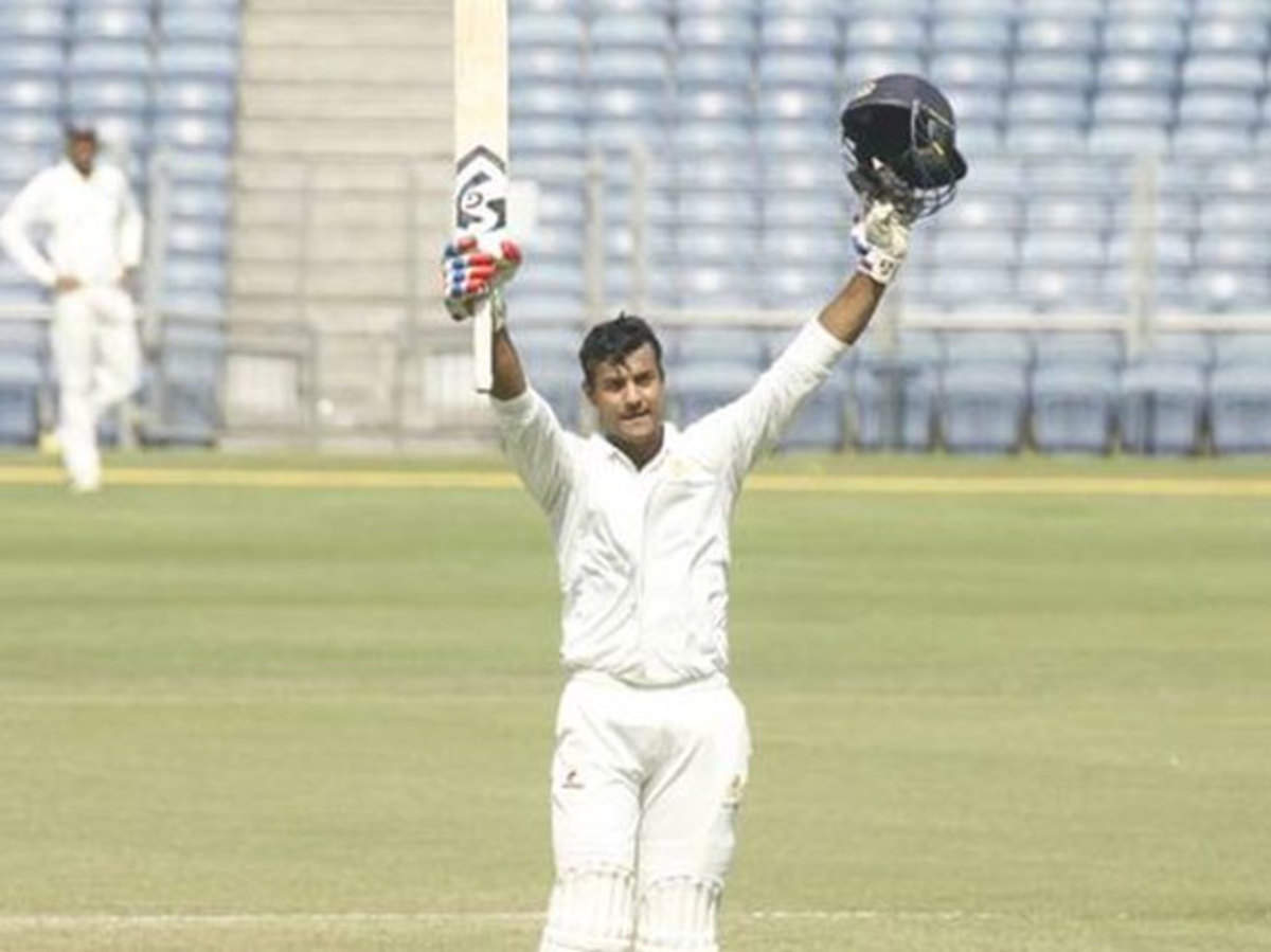 Mayank Agarwal scored 50 runs in 77 balls against Railways.