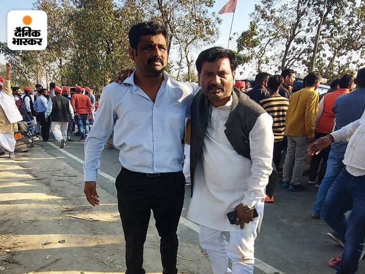 हमले में घायल कार्यकर्ता।