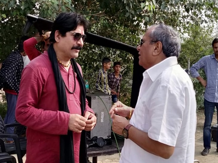 एक फिल्म की शूटिंग के वक्त यशपाल।