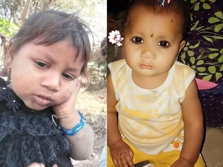 हादसे में मारे गए 5 साल की मुक्कू और तीन साल का नंदू।