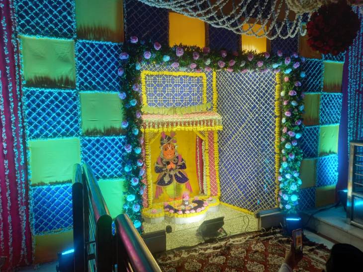 राम नवमी के दिन सुबह 6 बजे 7 दिवसीय अखंड रामायण की स्थापना होगी।