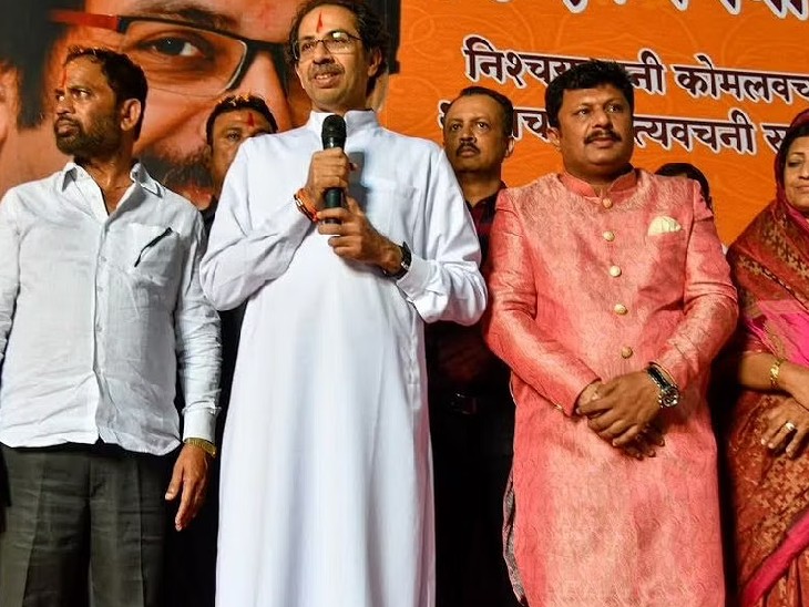 सीएम उद्धव ठाकरे कोल्हापुर में शिवसेना कार्यकर्ताओं को संबोधित कर रहे थे।