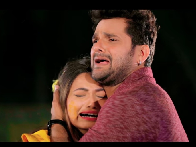 Wife Khesari Lal Yadav Ke Sath Khesari Lal Cried A Lot While