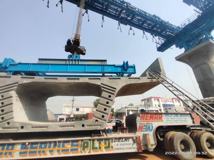 मेरठ: रैपिड के लिए वायडक्ट (Viaduct) का काम शुरू, दिल्ली और मेरठ के बीच की डिस्टेंस कम करने के लिए तेजी से चल रहा आरआरटीएस (RRTS) का कार्य