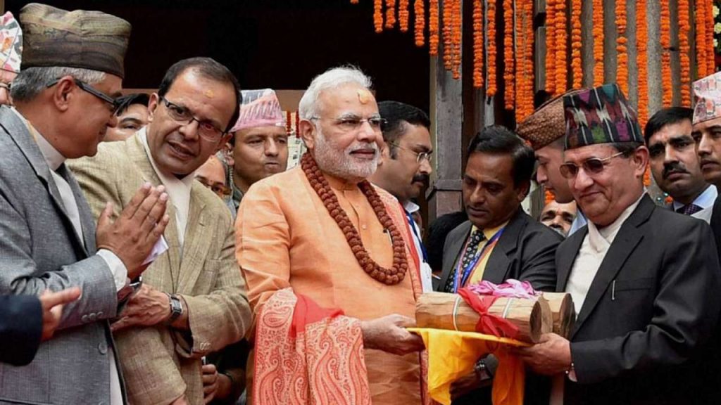 2014 में पहली बार सत्ता में आने के बाद मोदी चार बार नेपाल गए थे। (फाइल)