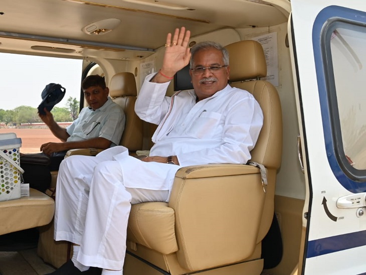 मुख्यमंत्री भूपेश बघेल अपने दौरे के पहले चरण में तीन जिलों के आठ विधानसभा क्षेत्रों में जा चुके हैं। - Dainik Bhaskar