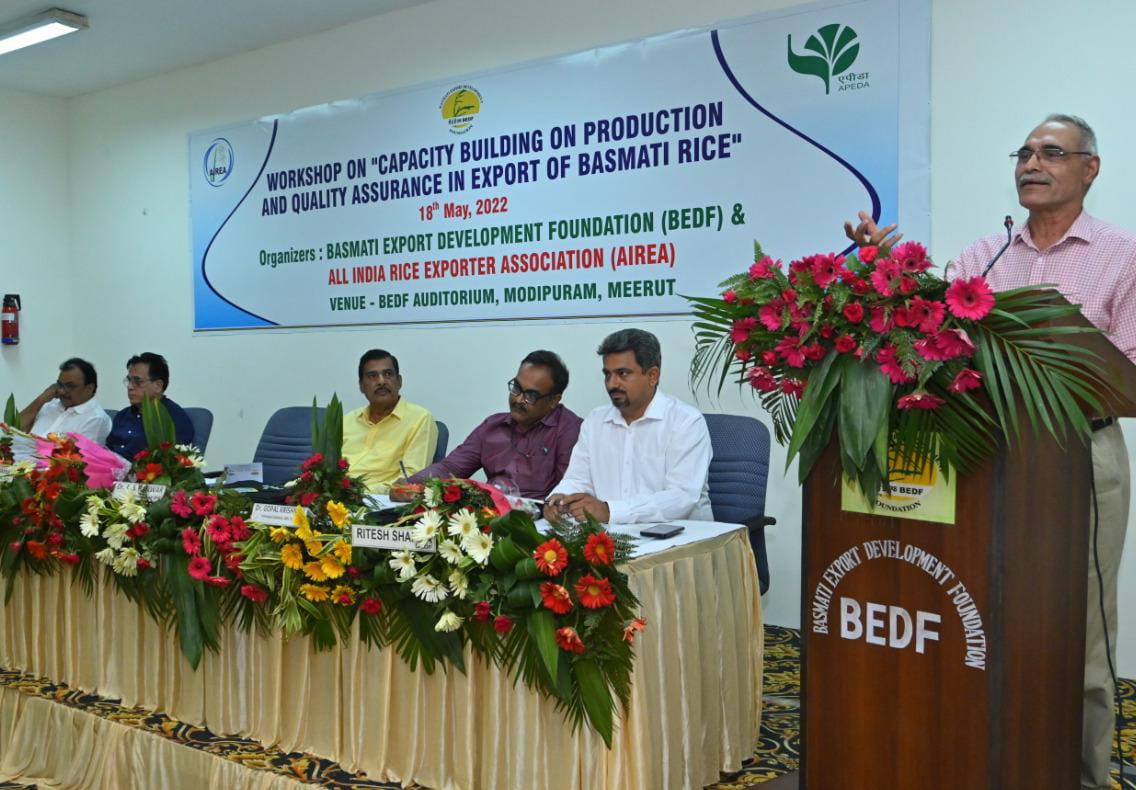 Basmati Export Establishment in Meerut said agricultural scientist