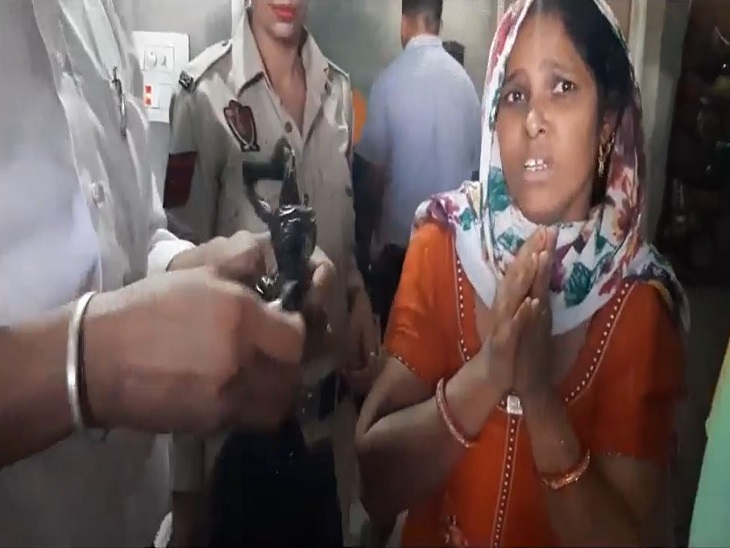 नशे के साथ पकड़ी गई महिला