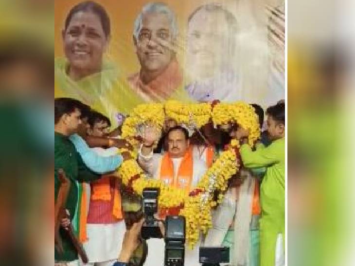 कहा- आने वाले चुनाव में महाकौशल और प्रदेश में फिर से कमल खिलाना है | National President JP Nadda, CM and State President will attend 17 km road-show - Dainik Bhaskar