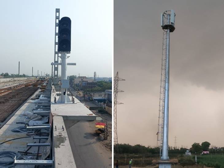 It is claimed that this signal is one of the most state-of-the-art systems, which will give information about train operations as well as weather.