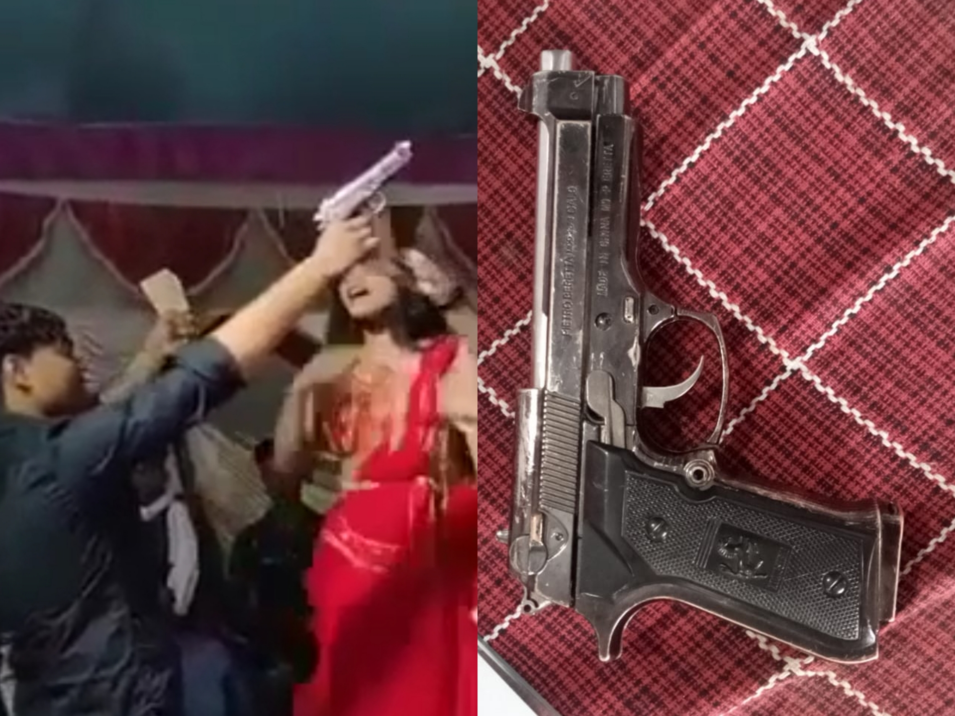 छपरा में बार-बालाओं के साथ डांस करते चौकीदार का वीडियो आया था सामने | The  watchman was dancing with a lighter, not a gun, Video of watchman dancing  with bar-balas in Chapra