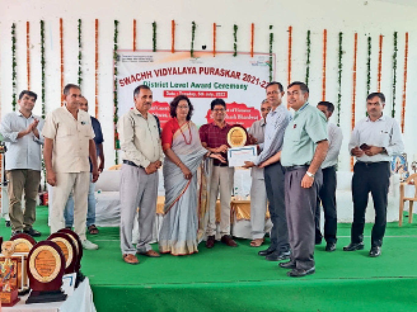 स्वच्छ विद्यालय सर्वेक्षण में सबसे ज्यादा अंक मिले बहादुरगढ़ के एसआर