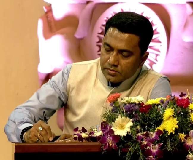 प्रमोद सावंत लगातार दूसरी बार गोवा के मुख्यमंत्री बने हैं।