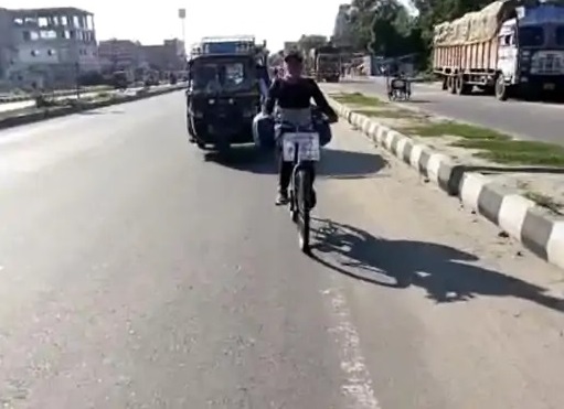 महिला सशक्तिकरण का संदेश लेकर अपर्णा 26 जून को नालंदा से बिहार भ्रमण पर निकली है।