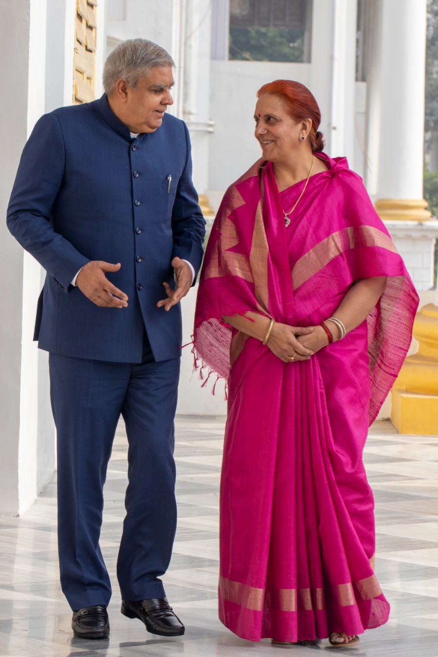 Jagdeep Dhankar studied in government school in preparation for Raisina from Raj Bhavan, wife fond of organic-forming