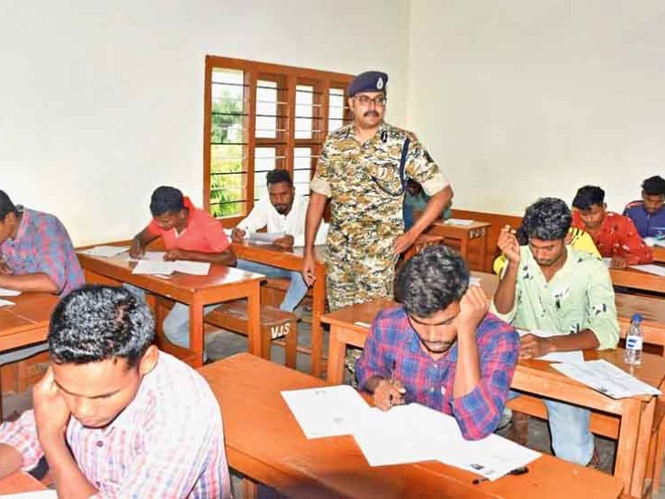 5332 youth gave written exam to Bastar Fighter बस्तर फाइटर