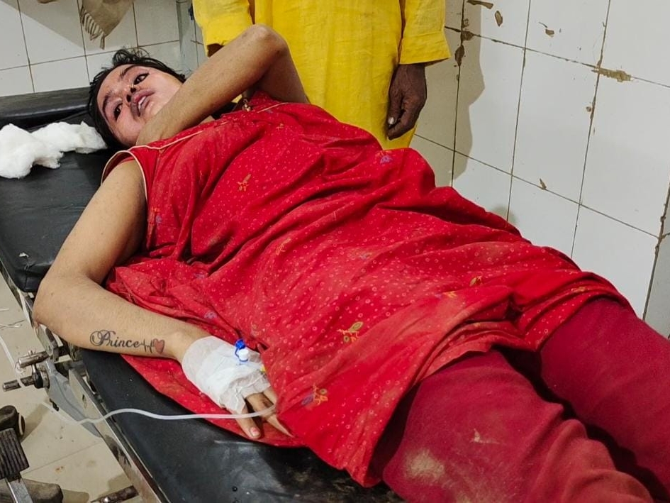 विवाहिता के लगाई न्याय की गुहार।