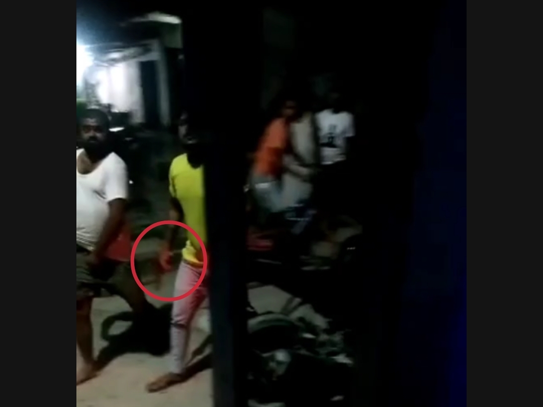 पिस्टल लहराता अपराधी। - Dainik Bhaskar