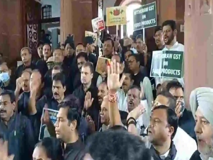 Congress protest against inflation: MPs detained by police while going towards Rashtrapati Bhavan Congress protest towards inflation: MPs detained by police whereas going in direction of Rashtrapati Bhavan