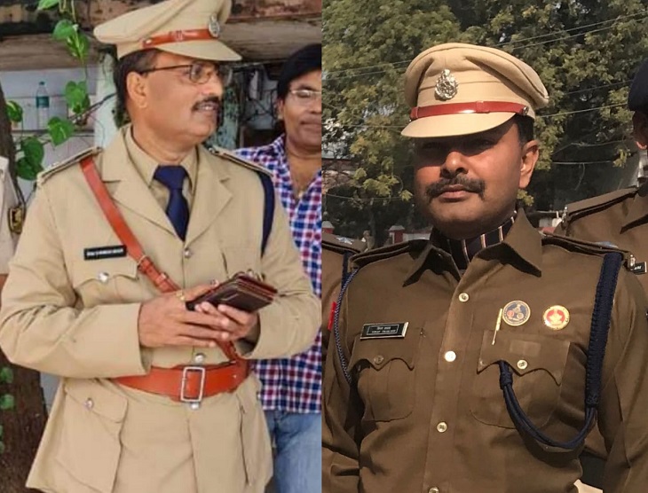 इंस्पेक्टर रामशंकर सिंह और विनय प्रकाश।