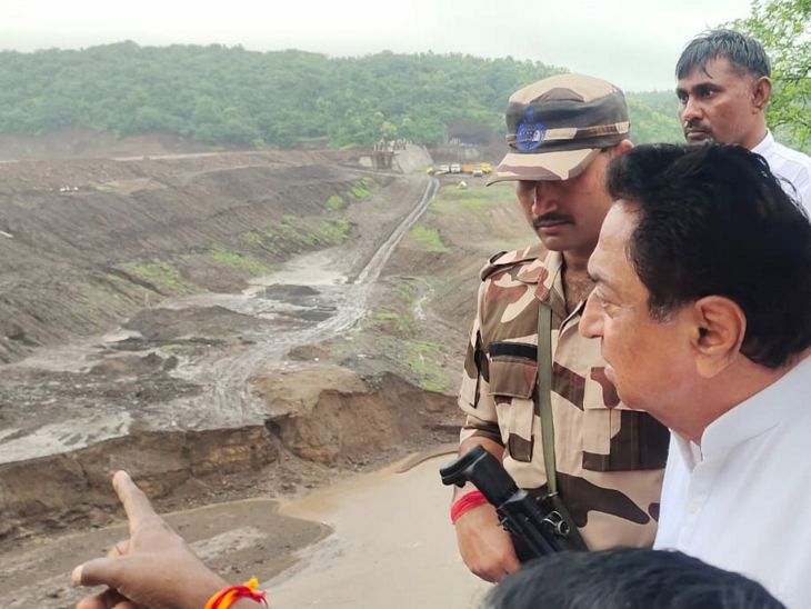 Seeing the broken dam, Kamal Nath said, This is a proof of the corruption of the Shivraj government.