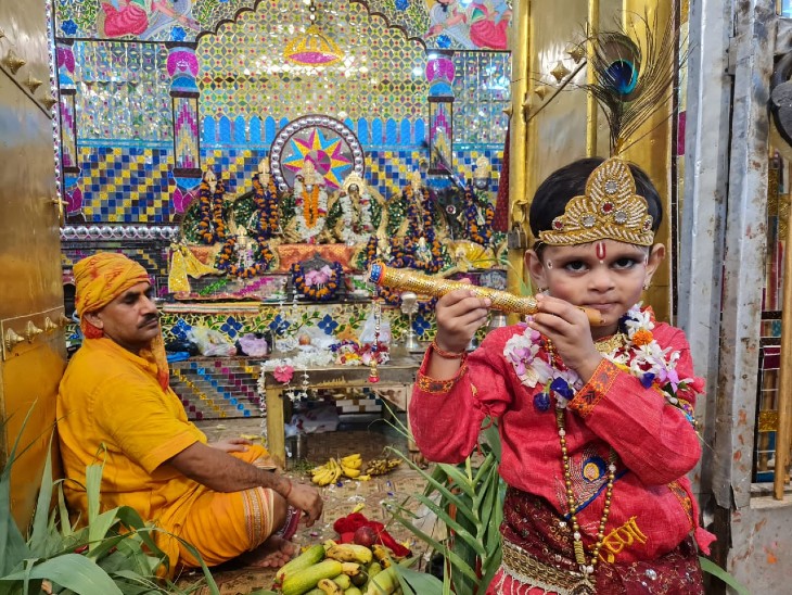 श्री कृष्ण बना बालक - Dainik Bhaskar