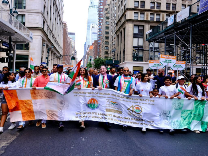 Allu Arjun Ruma Devi | India Day Parade New York City World Record 2022