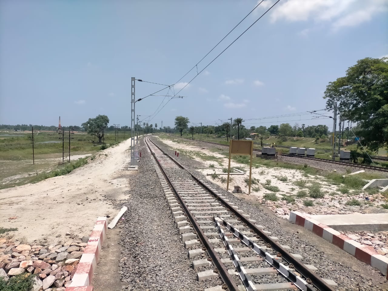 समस्तीपुर दरभंगा रेल खंड।