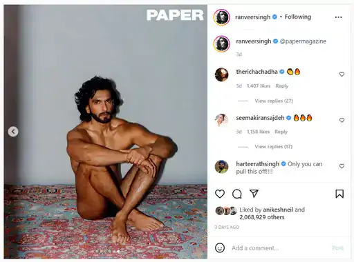 Ranveer Singh Nude Photoshoot Controversy; Mumbai Police interrogated