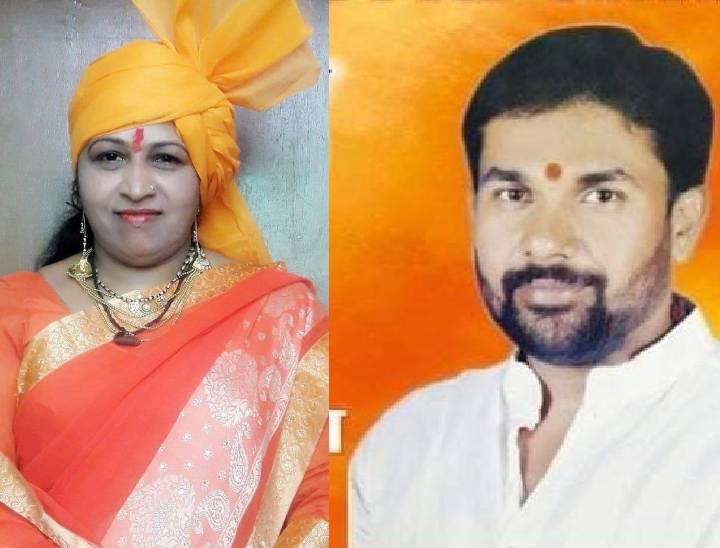 एमआईसी सदस्य छाया ठाकुर और जितेंद्र शुक्ला। इन्होंने अपने विभाग से इस्तीफे दिए हैं।