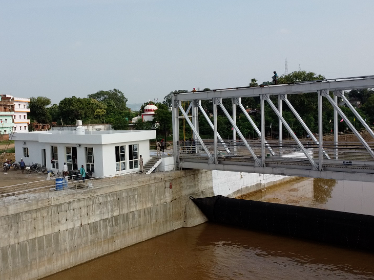 Country's largest rubber dam ready in Gaya, CM Nitish will inaugurate