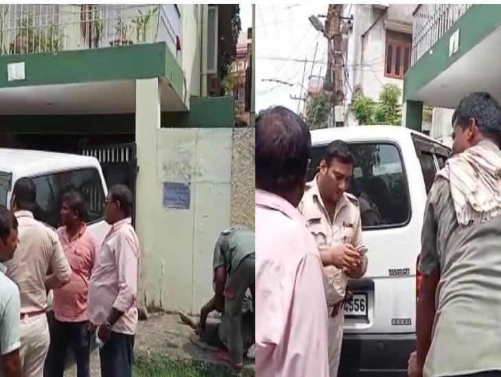 एक्सीडेंट के वक्त की तस्वीर। - Dainik Bhaskar