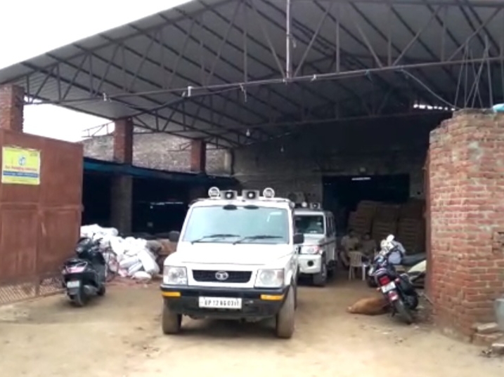 The team also reached the residence of the owner of the firm in Hapur