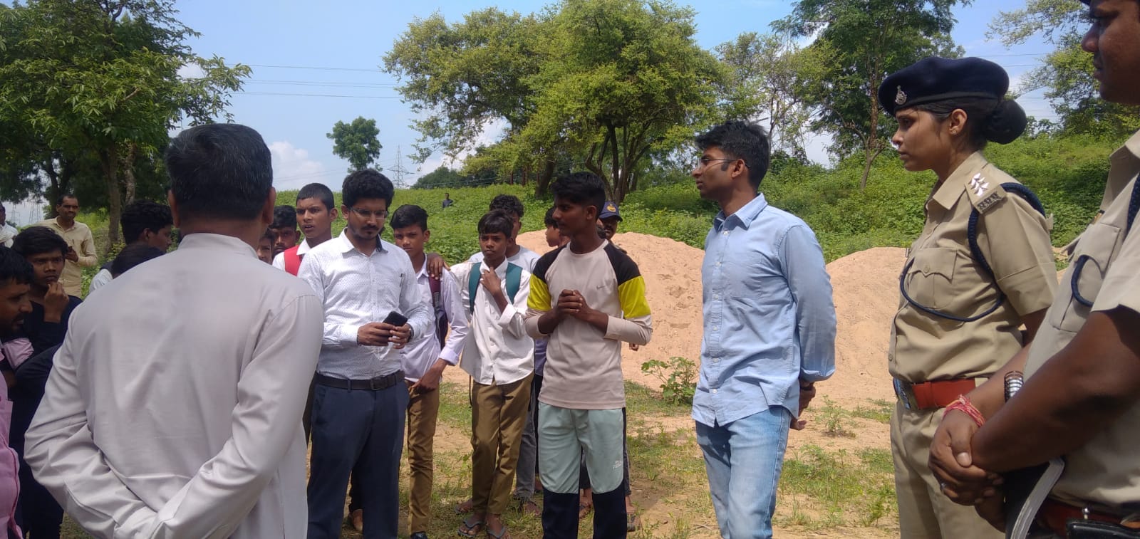 On getting the information, officials and public representatives reached the spot.