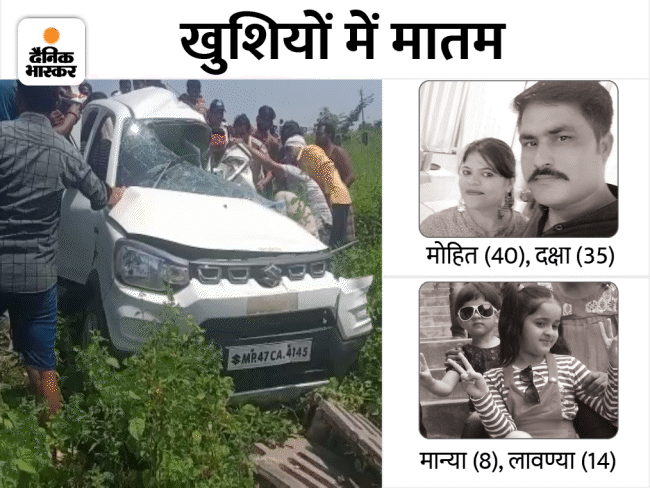 Sagar Road Accident; Harda Family Killed As Speeding Truck Crushed Car ...