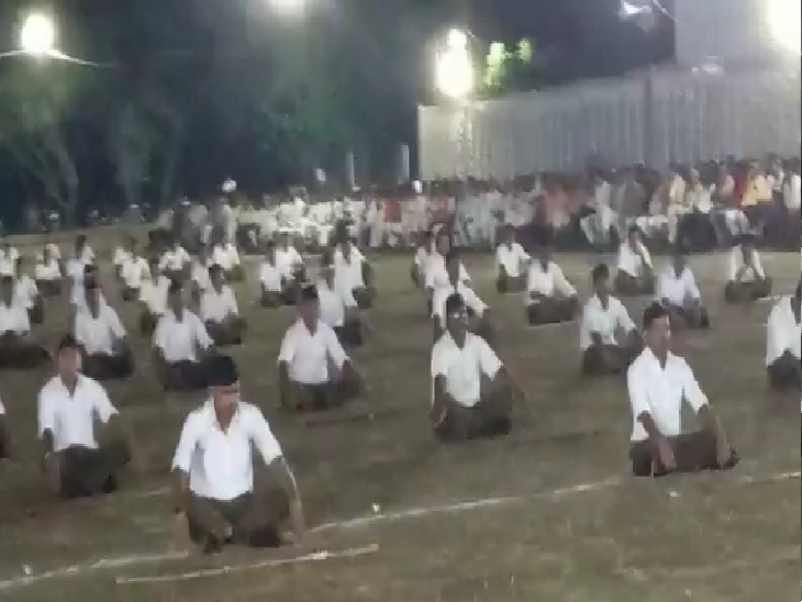 आरएसएस का शिविर।