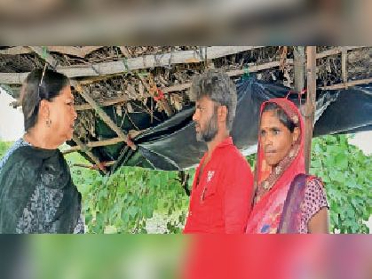 पूर्व सीएम वसुंधरा राजे आज झालावाड़ में बारिश से फसलों को हुए नुकसान का जायजा लेंगी और किसानों से मिलेंगी। (फाइल फोटो)